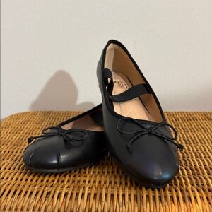 NTW Rialto Women's Black Bow Flats